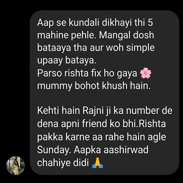 कविता WhatsApp testimonial